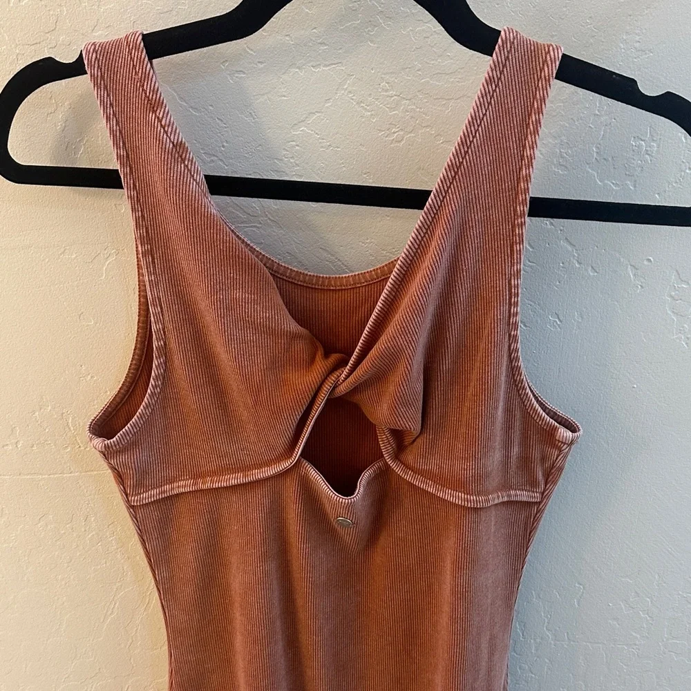 Roxy Backless Rust Dress - Picture 3 of 3